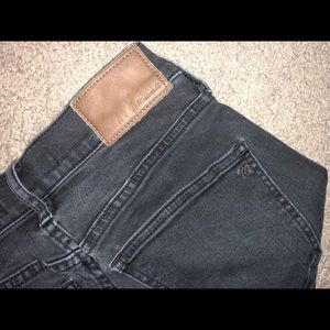 Madewell 9” High-Rise Skinny Skinny Black Sea
